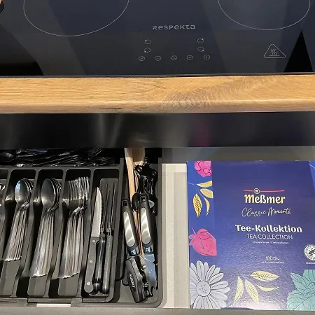 Apartmán 1,5-zimmer, Ausgestattet, 4 Pers, Souterrain, Self Check-in, Parkplatz, Netflix & Amazon Prime *