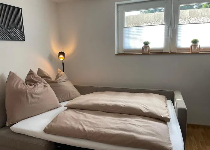 1,5-zimmer, Ausgestattet, 4 Pers, Souterrain, Self Check-in, Parkplatz, Netflix & Amazon Prime